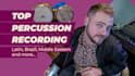 record amazing live percussion for your music