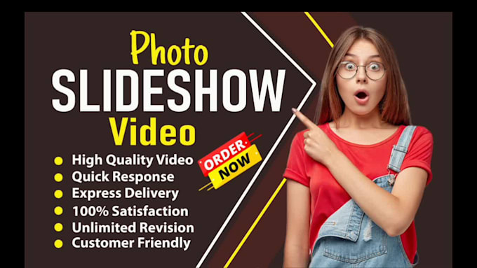 make professional slideshow video up to 500 photos