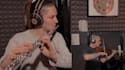 record live flute performance with a cinematic string quartet