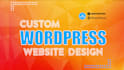 create stunning custom website design in wordpress