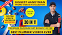 do handyman or handyman service or plumber service video