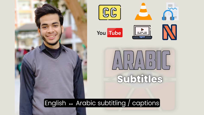 add perfectly synced english or arabic subtitles