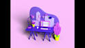 do custom 3d icon illustration with 3d rendering