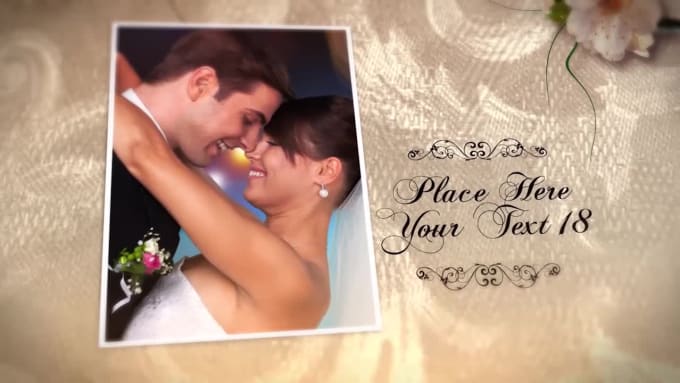 Make professional wedding video greetings by Custom_video | Fiverr