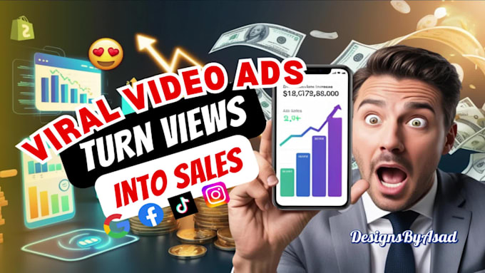 create viral shopify and facebook dropshipping video ad