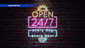 create neon light intro text or logo animation