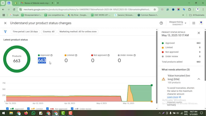 fix google merchant center suspension