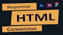 convert figma to HTML, PSD to HTML, xd to HTML with responsive bootstrap