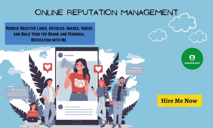 perfectly do online reputation management, ORM, reverse SEO for person and brand