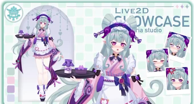 design and rig 2d vtuber model, vtuber design, 2d model, vtuber commission