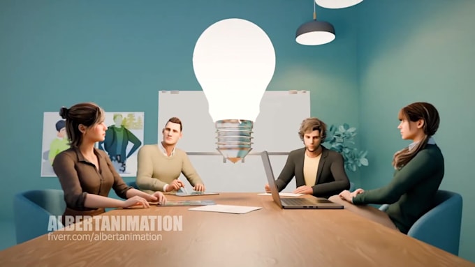 create a fully custom 3d realistic animation explainer video