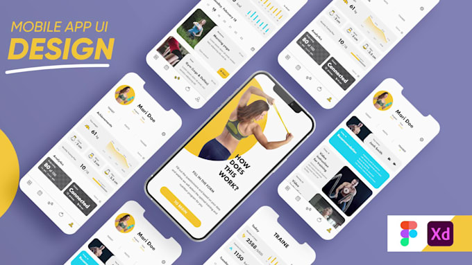 Do creative ui ux for mobile apps in figma by Fazif41 | Fiverr