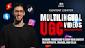 make creative converting arabic ugc videos for tiktok, reels
