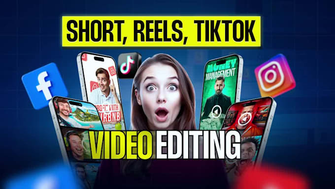 be short video editor, tik tok editor, instagram reels, youtube shorts video