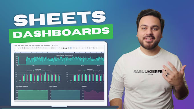 design a professional google sheets dashboard and automated sales dashboard