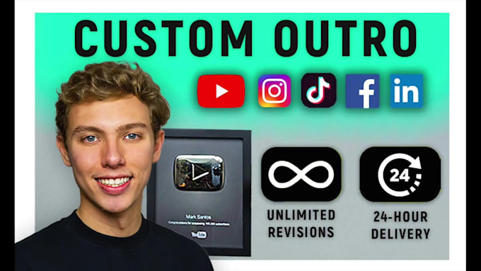 create a custom youtube outro endscreen