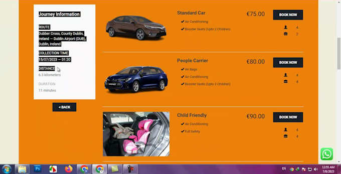 build taxi booking website in wordpress from scratch