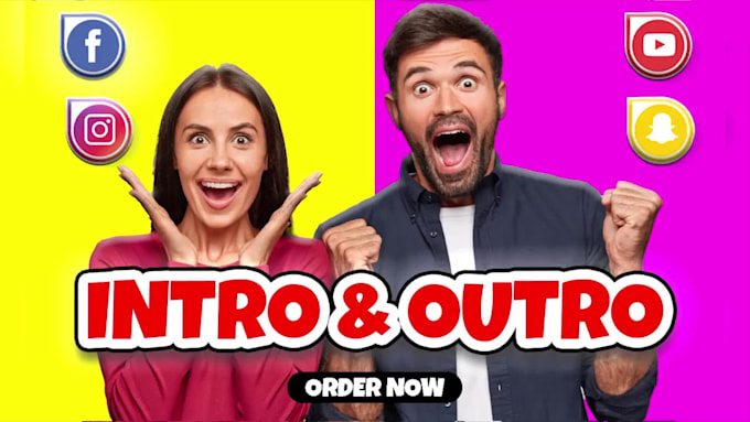 create a youtube intro outro logo animation and promo video