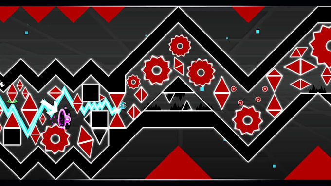 make an 8k geometry dash showcase in perfect quality