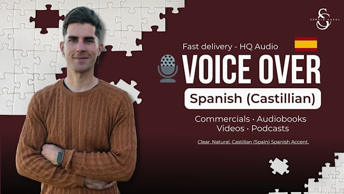 record a professional spanish voice over for your video