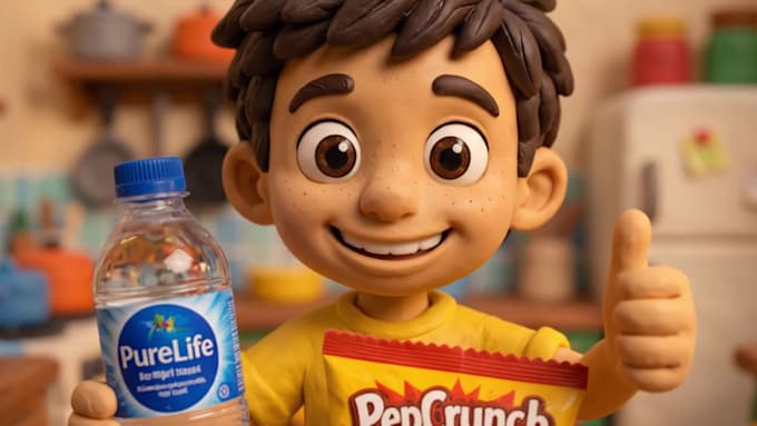 create 3d ai claymation animation video stop motion video ads