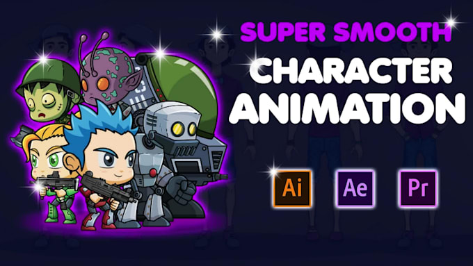 animate your 2d cartoon character or any picture