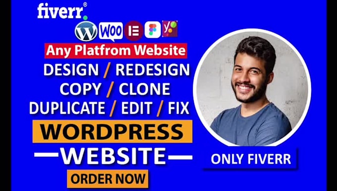 create, clone, fix, convert ai website or figma to wordpress website design