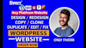 create, clone, fix, convert ai website or figma to wordpress website design
