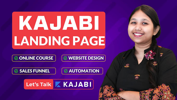 do kajabi website design, kajabi landing page, or online course