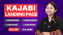 do kajabi website design, kajabi landing page, or online course