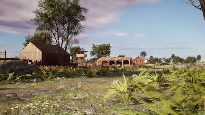 do 3d game environment design,3d game map,asset,level design in unity and unreal