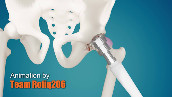 do custom 3d product, science and medical animation