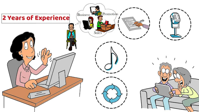 create engaging  whiteboard animation doodle explainer video