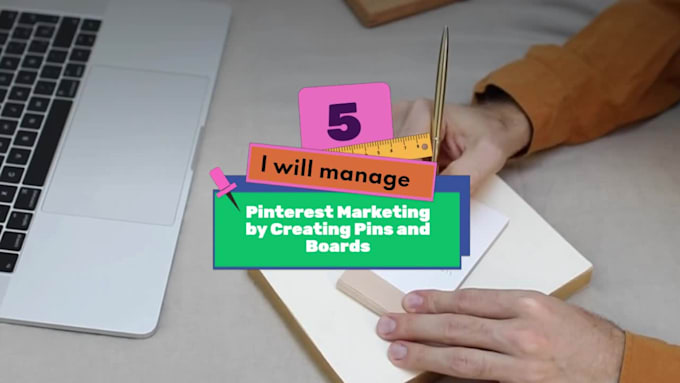 manage pinterest marketing by creating pins and boards