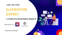 be your elementor expert for figma to elementor xd to elementor by elementor pro