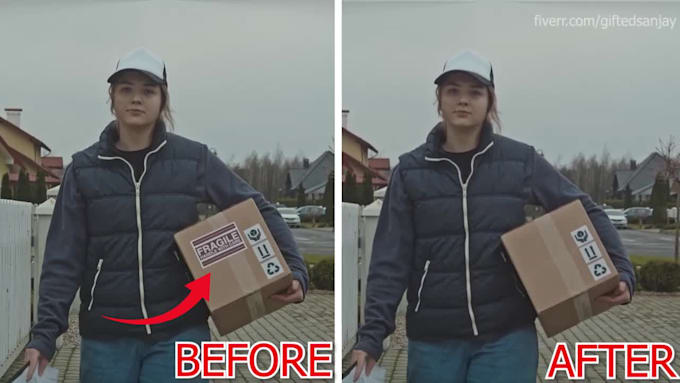 remove anything text, logo, objects from video