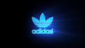 create glitch neon rays logo intro