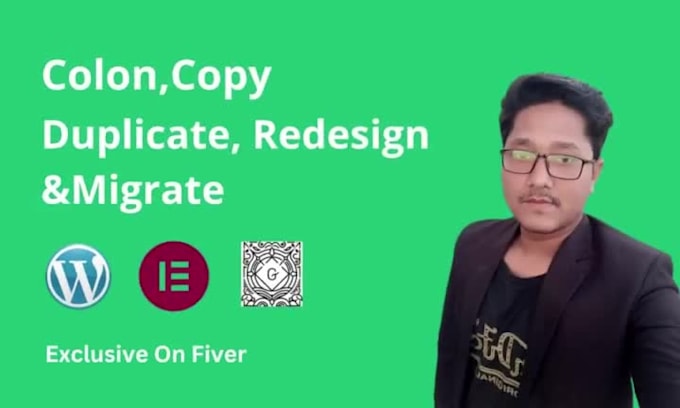clon, copy redesign, duplicate website in wordpress website using elementor pro