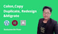 clon, copy redesign, duplicate website in wordpress website using elementor pro
