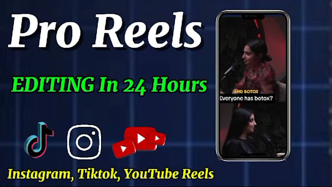 edit speaker reels ,hype reels demo reels and voice over