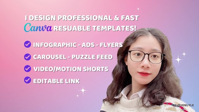 design reusable canva templates for you