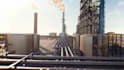 create 3d oil refinery and oil gas process animation