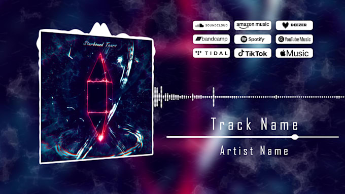 make an audio visualizer video for your release
