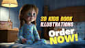 create captivating 3d children book illustrations and 3d book covers