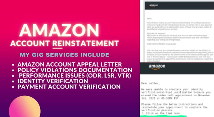 help you in reactivation of the deactivated amazon ebay restricted accounts