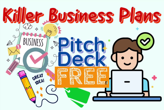 I will write superb business plans with free pitch decks