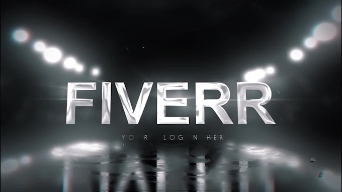 make this cinematic logo intro