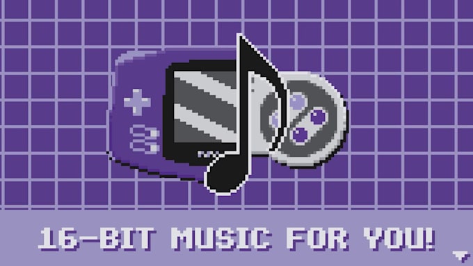 compose retro 16 bit video game music for you
