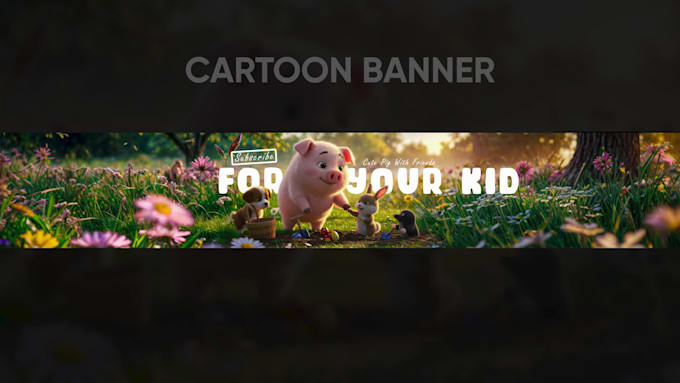 design professional youtube banner, facebook cover, and logo