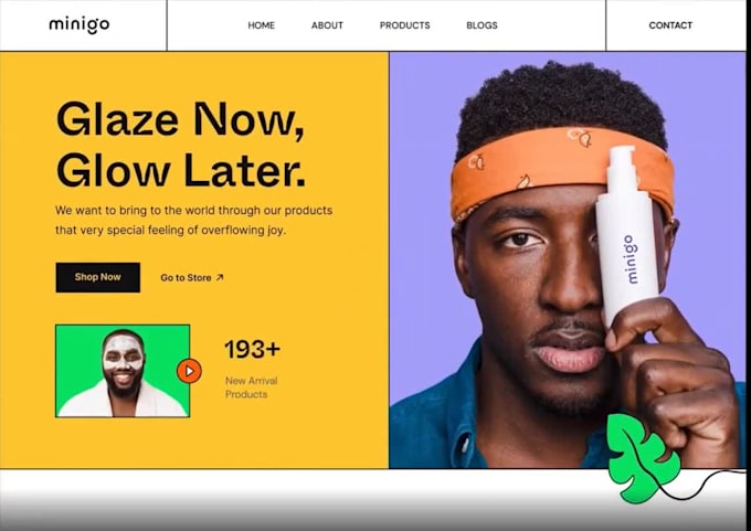 create responsive HTML landing page in 24h